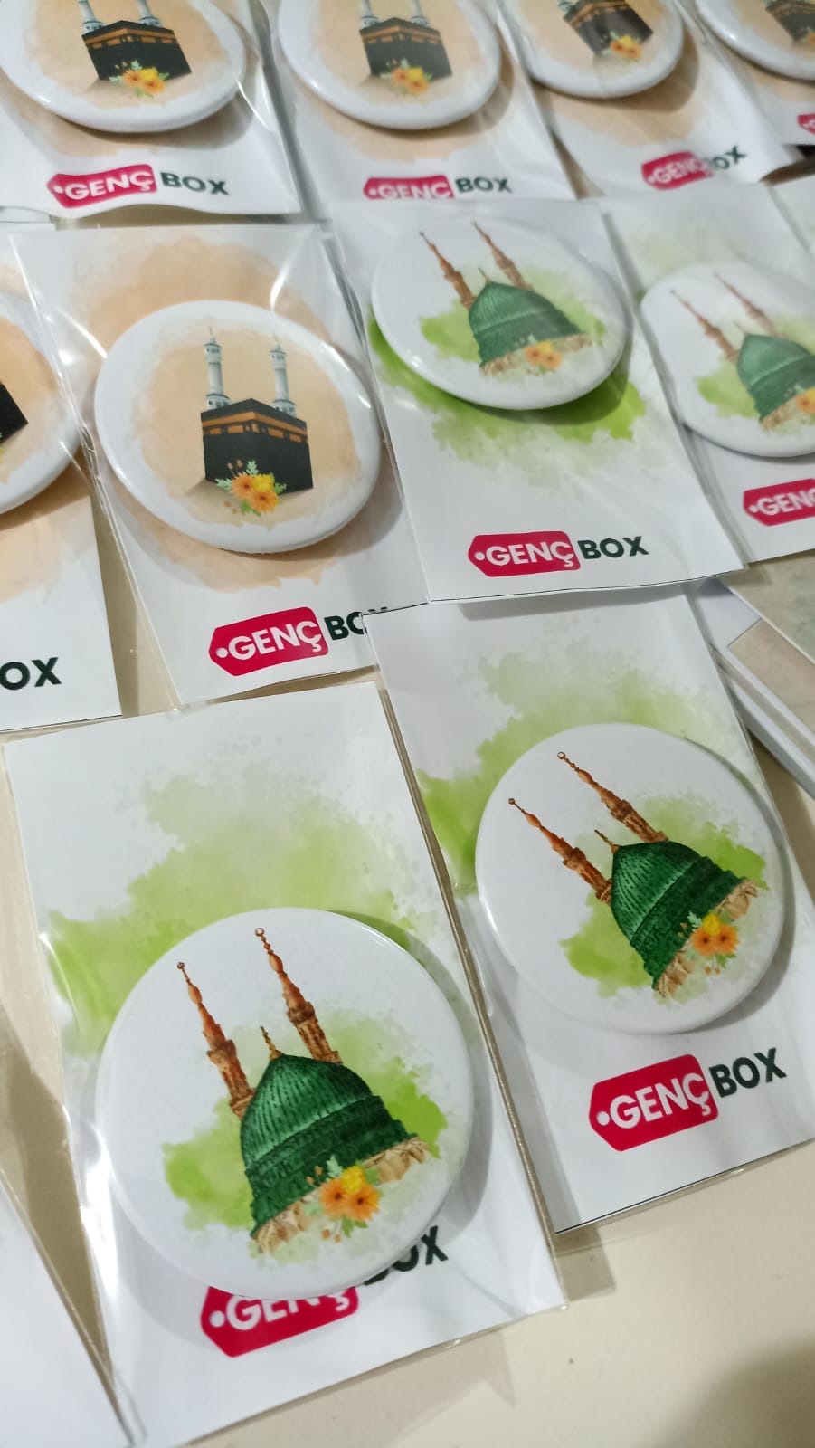 Filistin Rozetleri Özel Kağıt ve Jelatinli Paket (TEK ADET)
