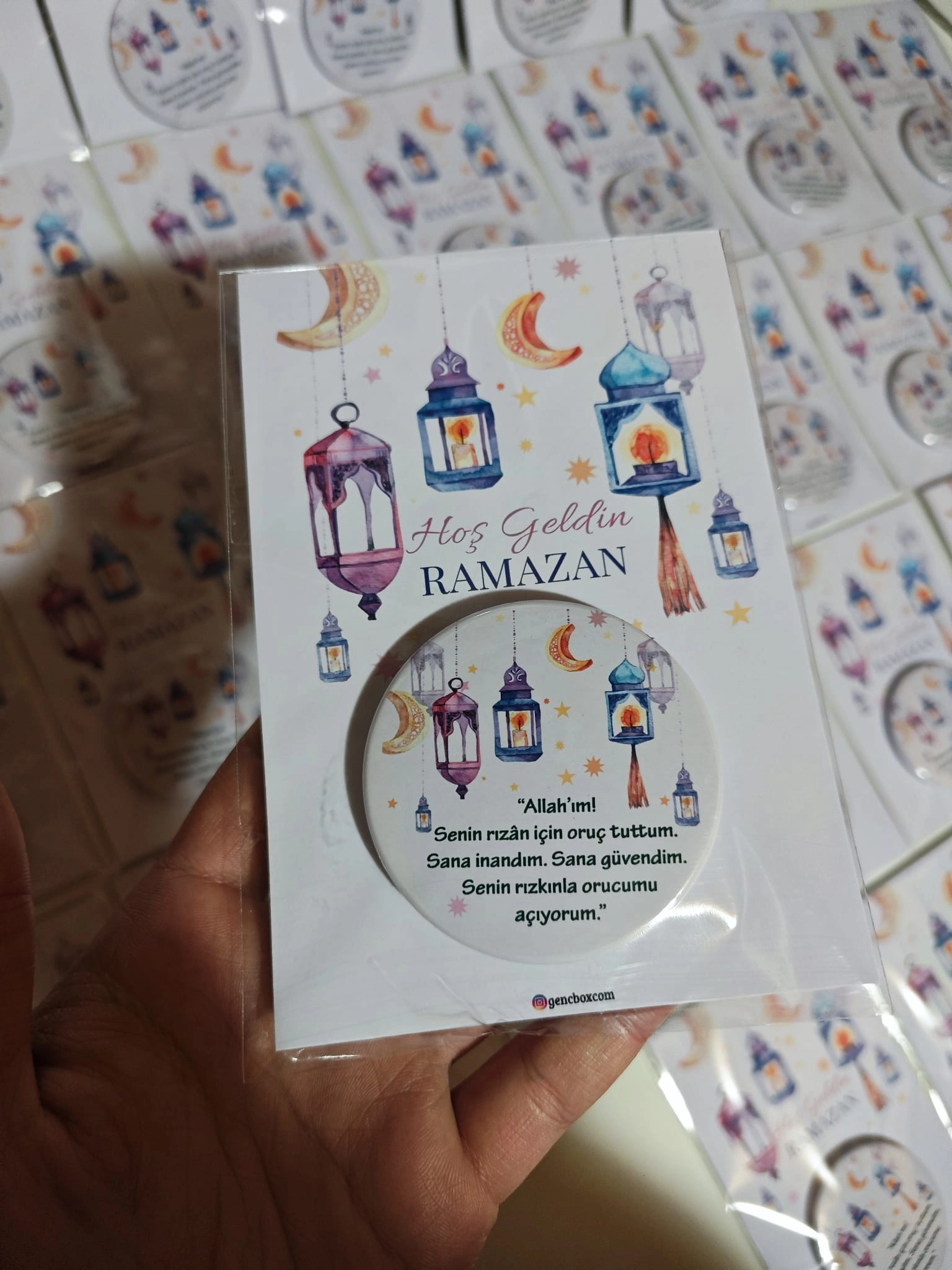 Hoş Geldin Ramazan Magnet Açacak ve Kartlı Paket (58 MM)