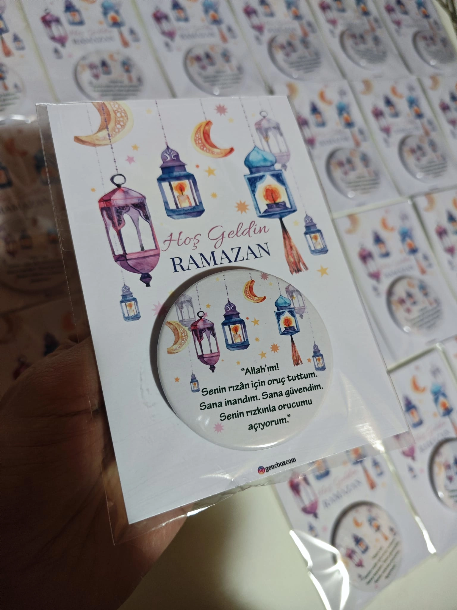 Hoş Geldin Ramazan Magnet Açacak ve Kartlı Paket (58 MM)