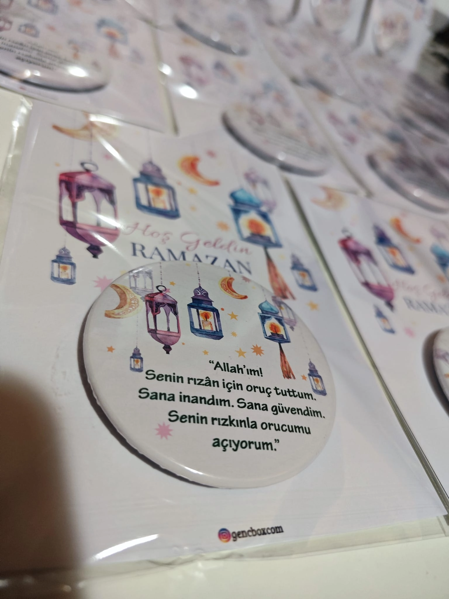 Hoş Geldin Ramazan Magnet Açacak ve Kartlı Paket (58 MM)