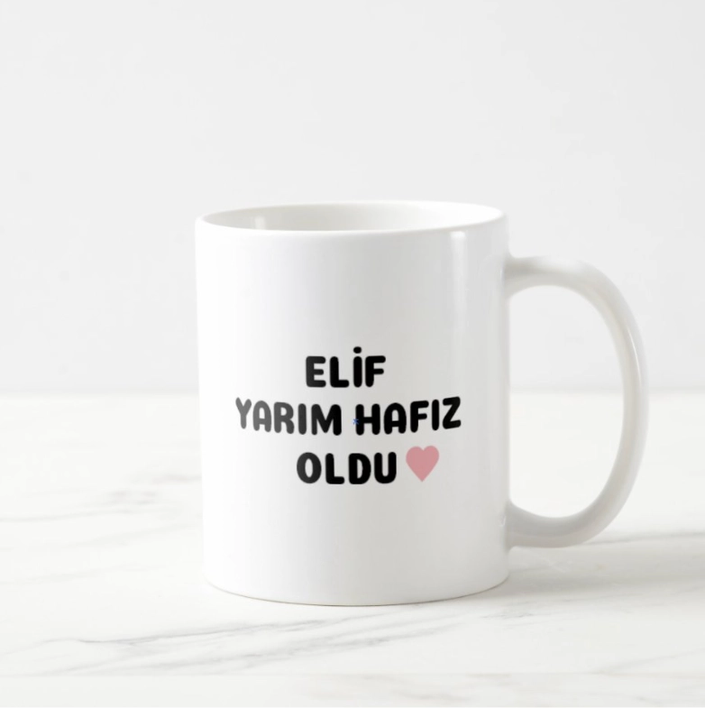 Yarım Hafız  -  İsimli Kupa Bardak