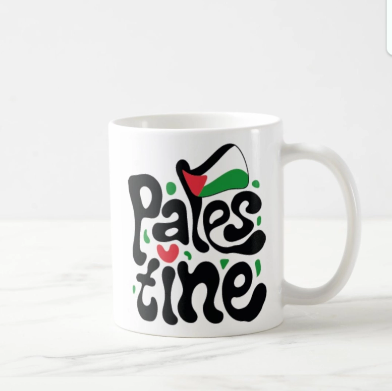 Palastine Yazılı - Kupa Bardak